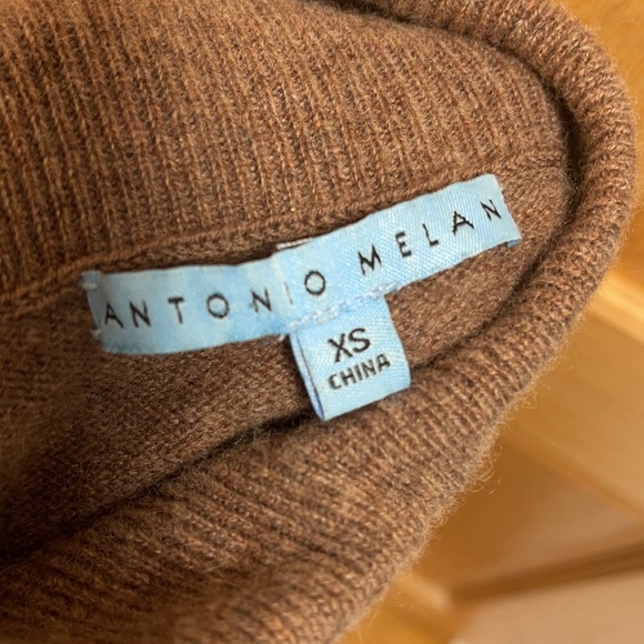 Antonio Melani XS Cashmere Turtle Neck Peplum - Picture 3 of 5